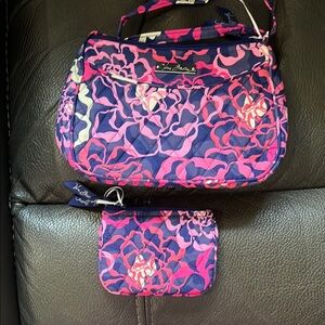 Vera Bradley Katalina pink little crossbody and coin purse